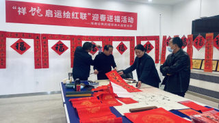 海通证券武威祁连大道营业部开展 “祥蛇启运绘红联 岁末年初防风险”迎春送?；疃? title=